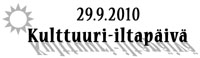 Kulttuuri-iltapiv 29.9.2010