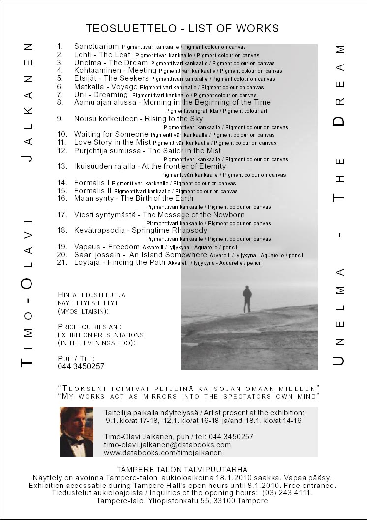Teosluettelo - List of Works