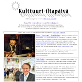 Kulttuuri-iltapiva haastatteluja