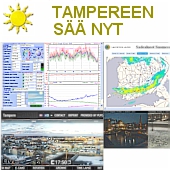 Tampereen s juuri nyt: tuuli, tuulen hyytvyys,