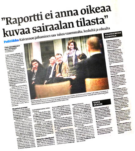 Valkeakosken Sanomat -
                    Kaivanto